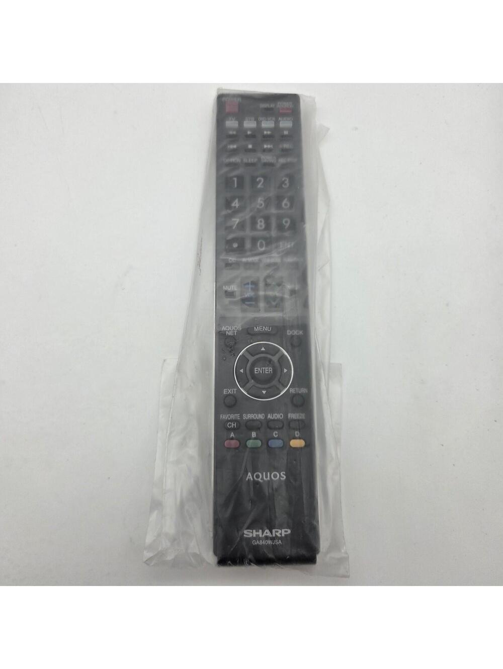 Sharp GA840WJSA LED TV Remote Control LC-60LE810UN LC-52LE850UN LC-60LE820UN OEM